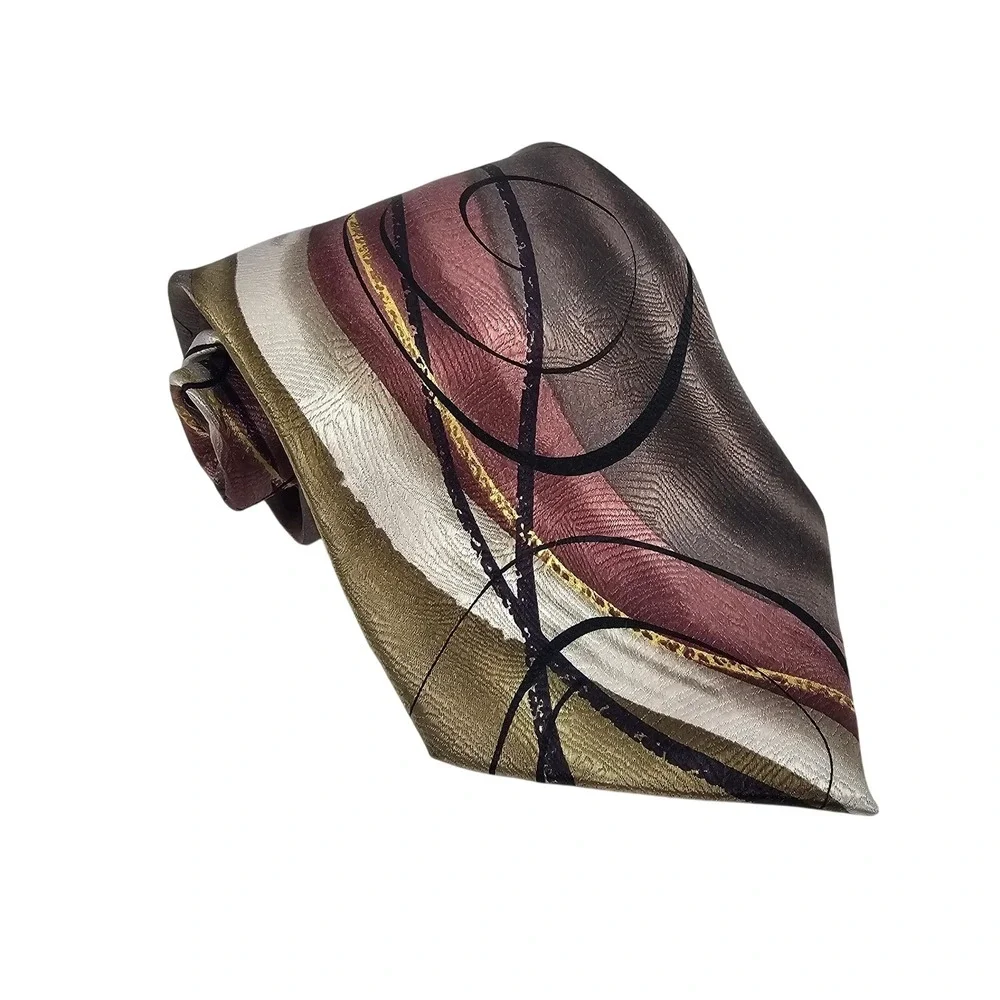 Y2K J. Garcia Tidal Wave Limited Edition Collection Forty-Three Pure Silk Tie‎